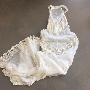 Free People mesh maxi